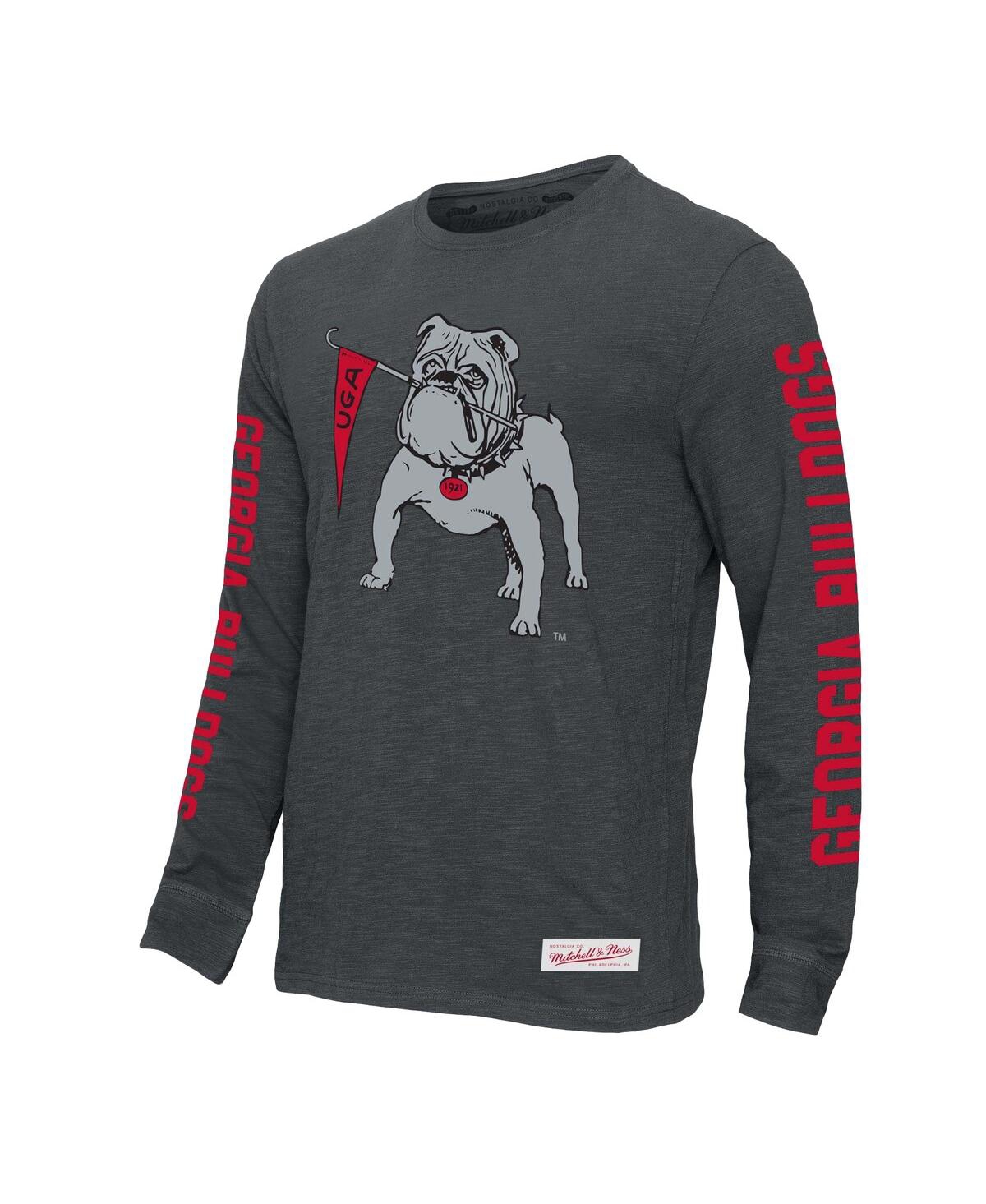 Mitchell & Ness Men's Charcoal Ohio State Buckeyes Team Pride Long Sleeve T-shirt In Charcoal