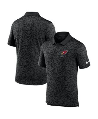 Nike - Men's Black Arizona Cardinals Pique Fashion Performance Polo Shirt