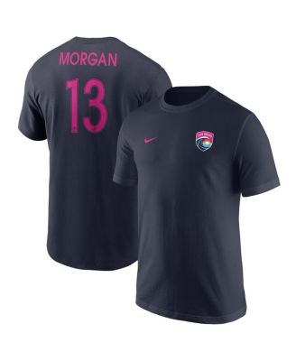 Nike - Men's Alex Morgan Navy San Diego Wave FC Core Name Number T-Shirt
