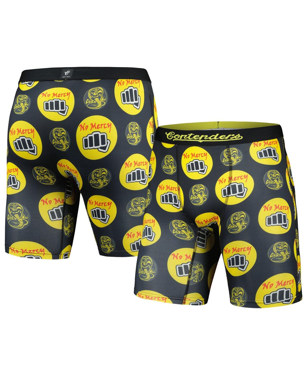 Contenders Clothing Men's Black Cobra Kai No Mercy Boxer Briefs