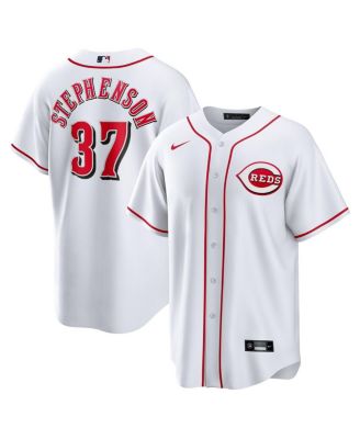 Nike - Men's Tyler Stephenson White Cincinnati Reds Home Replica Jersey
