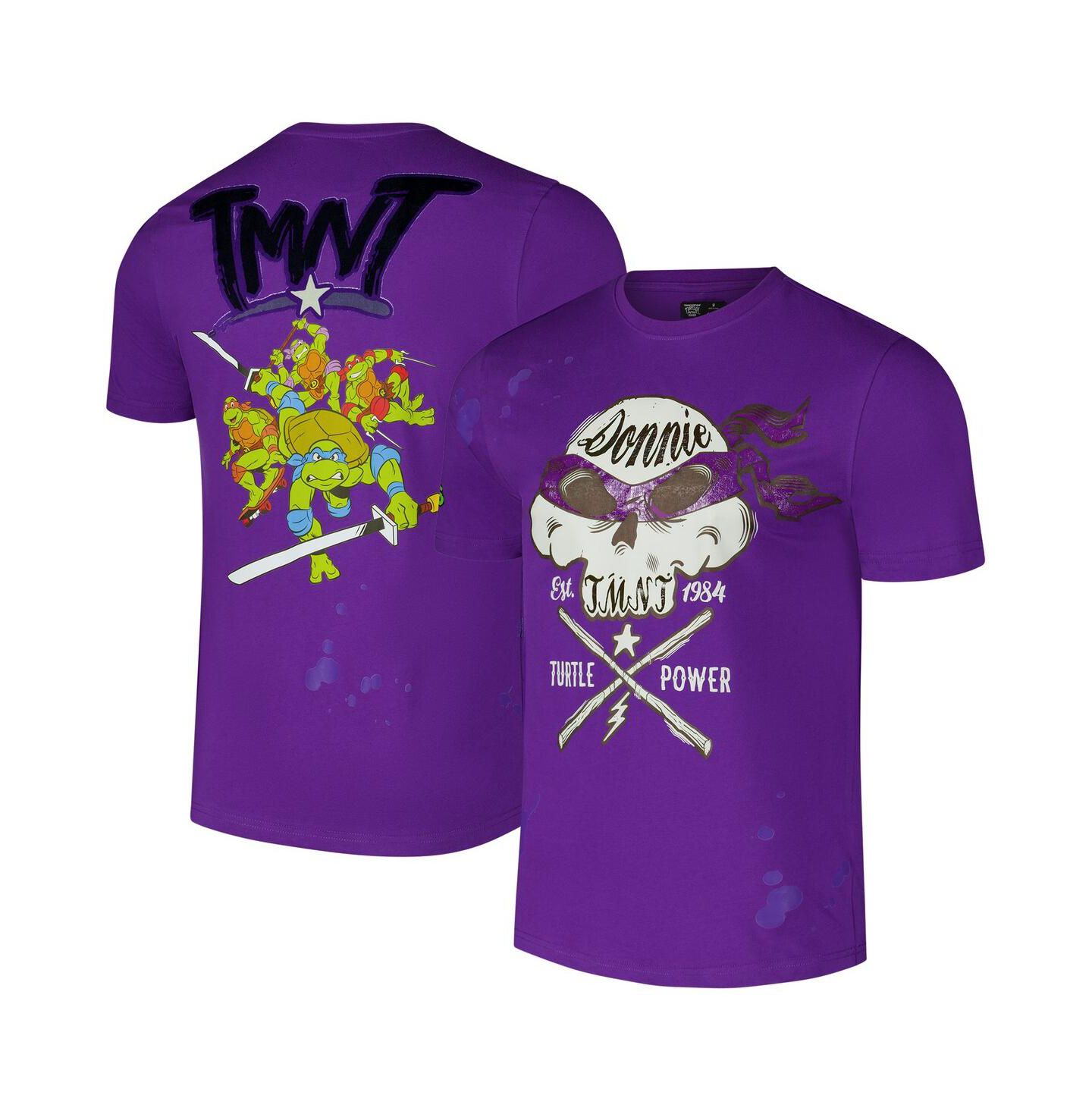 Мужская футболка Freeze Max Purple Teenage Mutant Ninja Turtles Turtle Power — фото 1