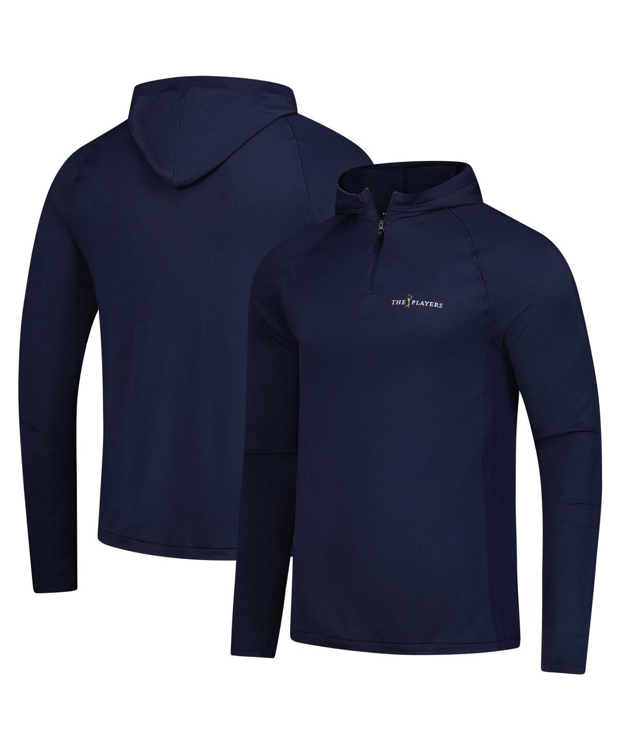 Men's Navy The Players Drive Pro Seamless Pullover Hoodie - Navy