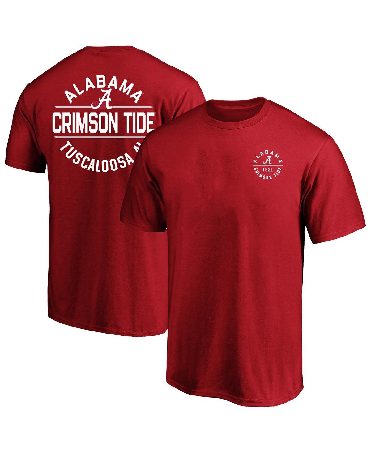 Fanatics Men's Crimson Alabama Crimson Tide Big Tall Fast Break 2 Hit T-shirt In Red