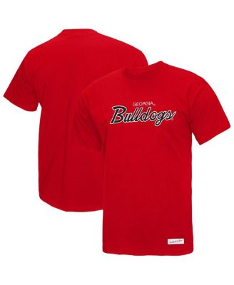 Mitchell & Ness - Men's  Red Georgia Bulldogs Elite Script T-Shirt