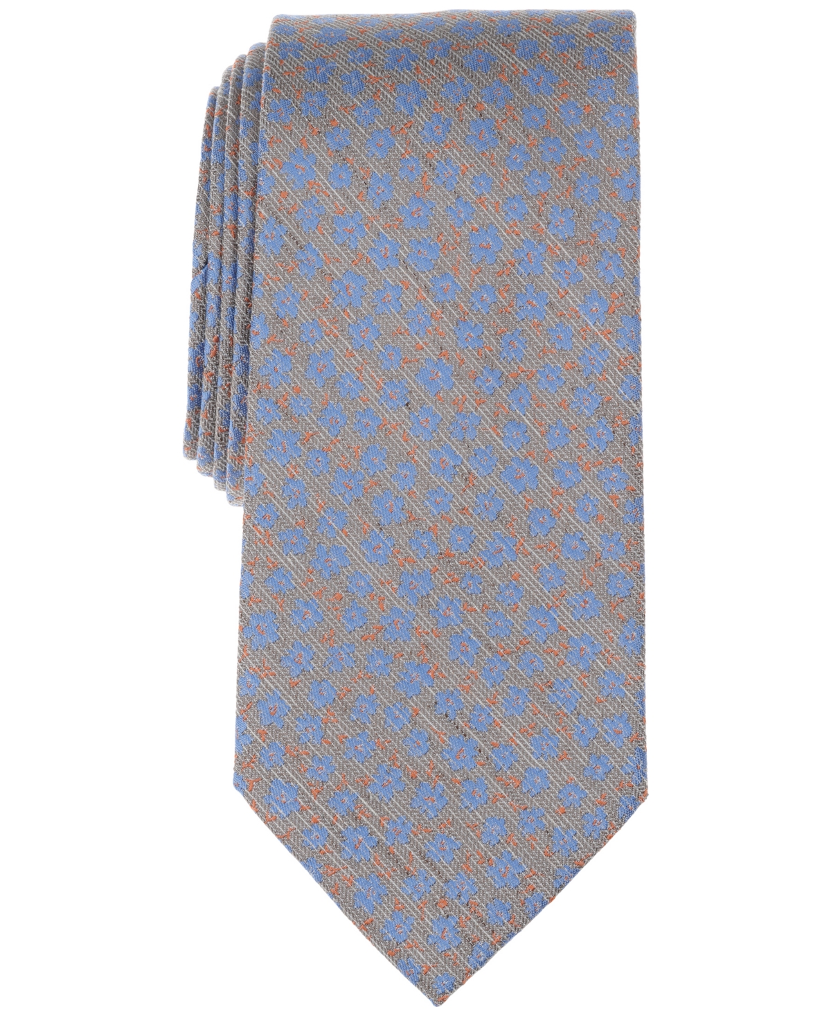 Men's Kannon Floral Tie - Taupe