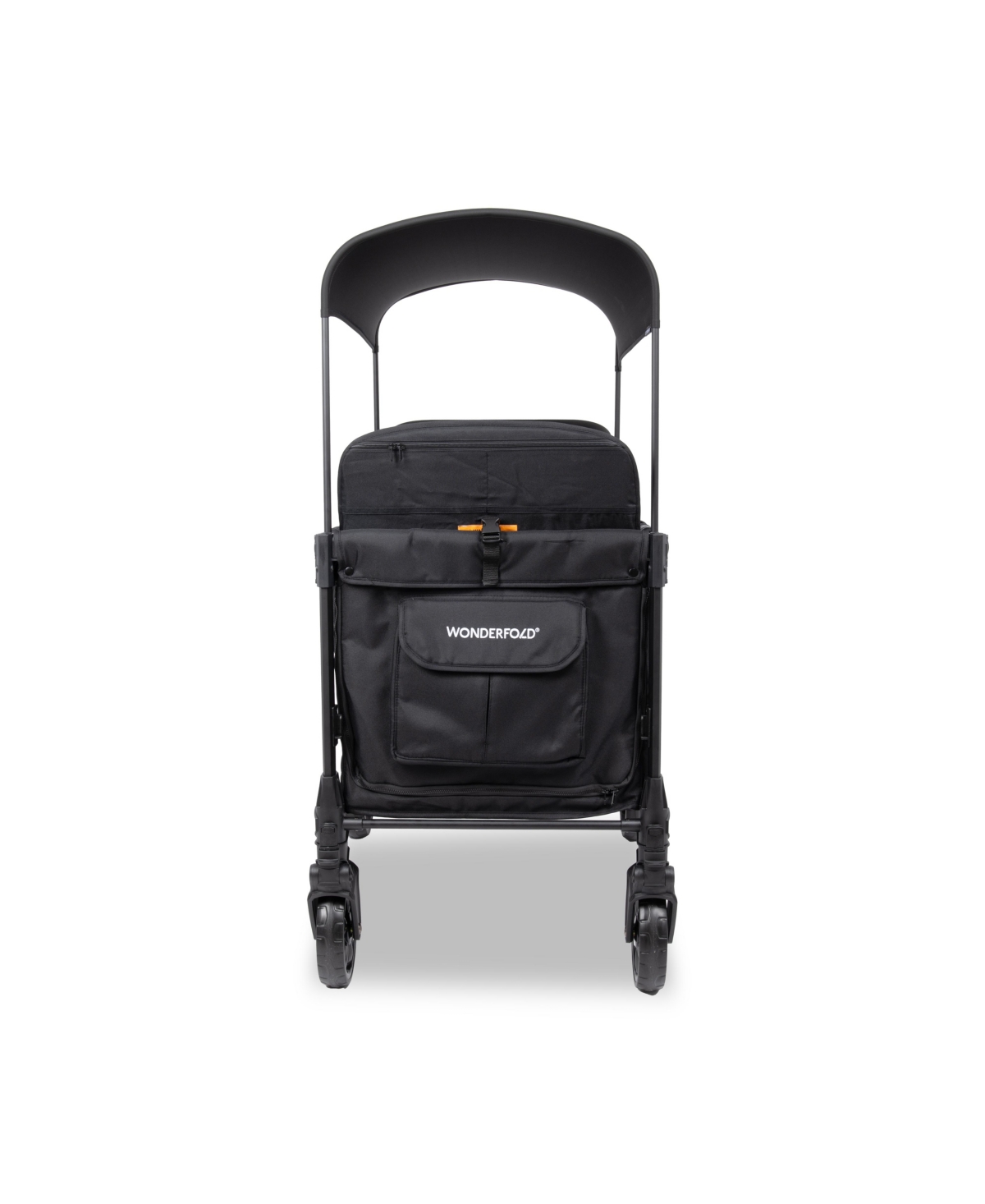 Wonderfold Wagon Infant Quad Stroller Wagon With Lighter Frame In Black