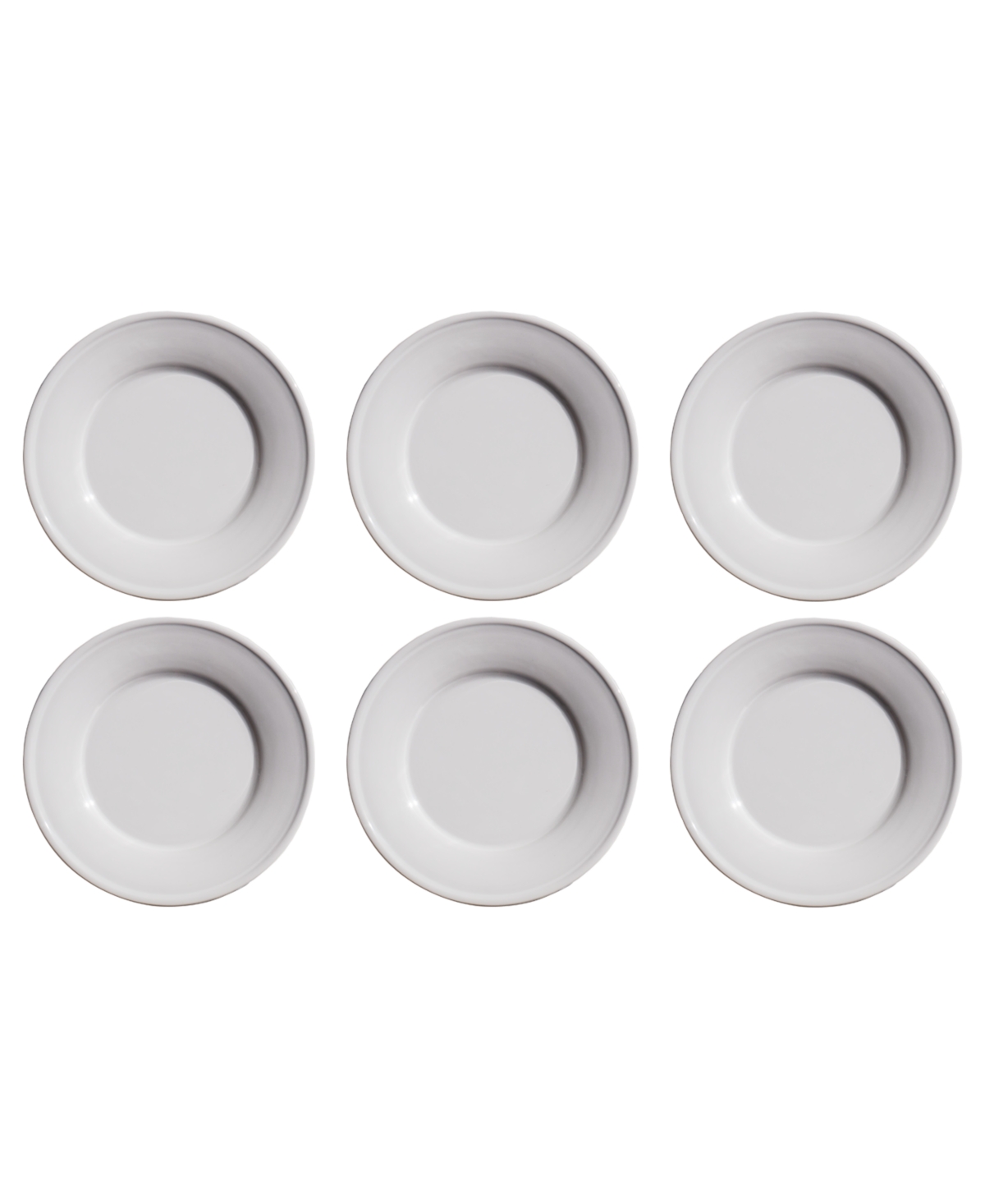 Madison 6-Pc. Salad Plates, Service For 6 - White