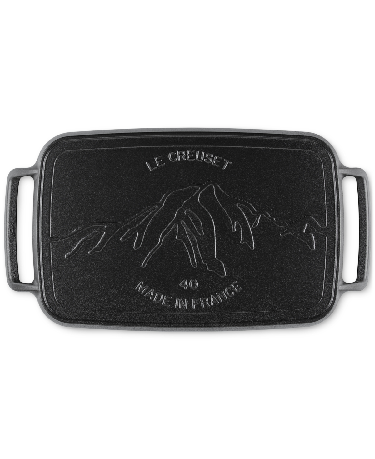 Le Creuset Alpine Outdoor Collection Enameled Cast Iron 15.75" Rectangular Griddle