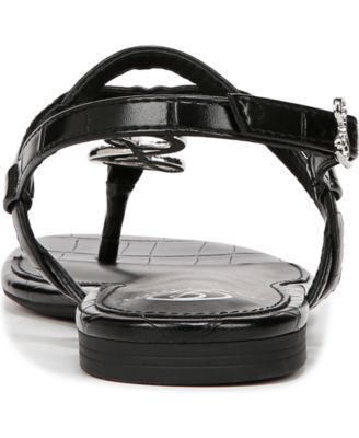 Women's Pearl T Strap Thong Flat Sandals