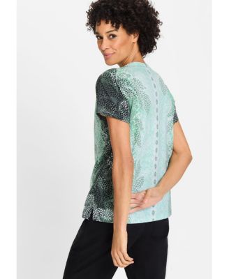 Women's Panneaux Print Tunic T-Shirt