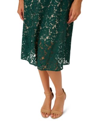 Women's Sleeveless Lace Midi Dress