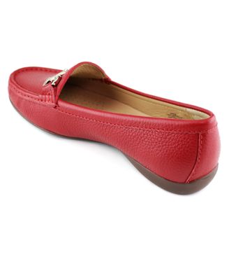Womens Carter Road Slip On Comfort Buckle Loafer