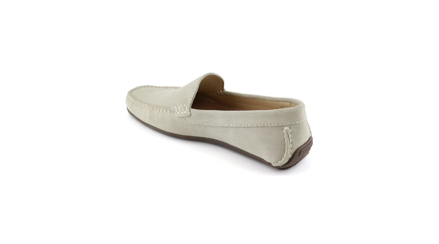 Мужские туфли Marc Joseph New York Broadway Venetian Leather Loafer, цвет: Молочный белый замшевый — фото 2