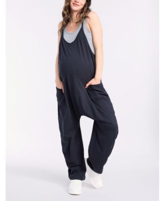 Women's Sleeveless Relaxed Fit Maternity Jumpsuit