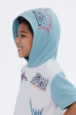 Little Boys French Terry Pullover Hoodie and Shorts Outfit Set