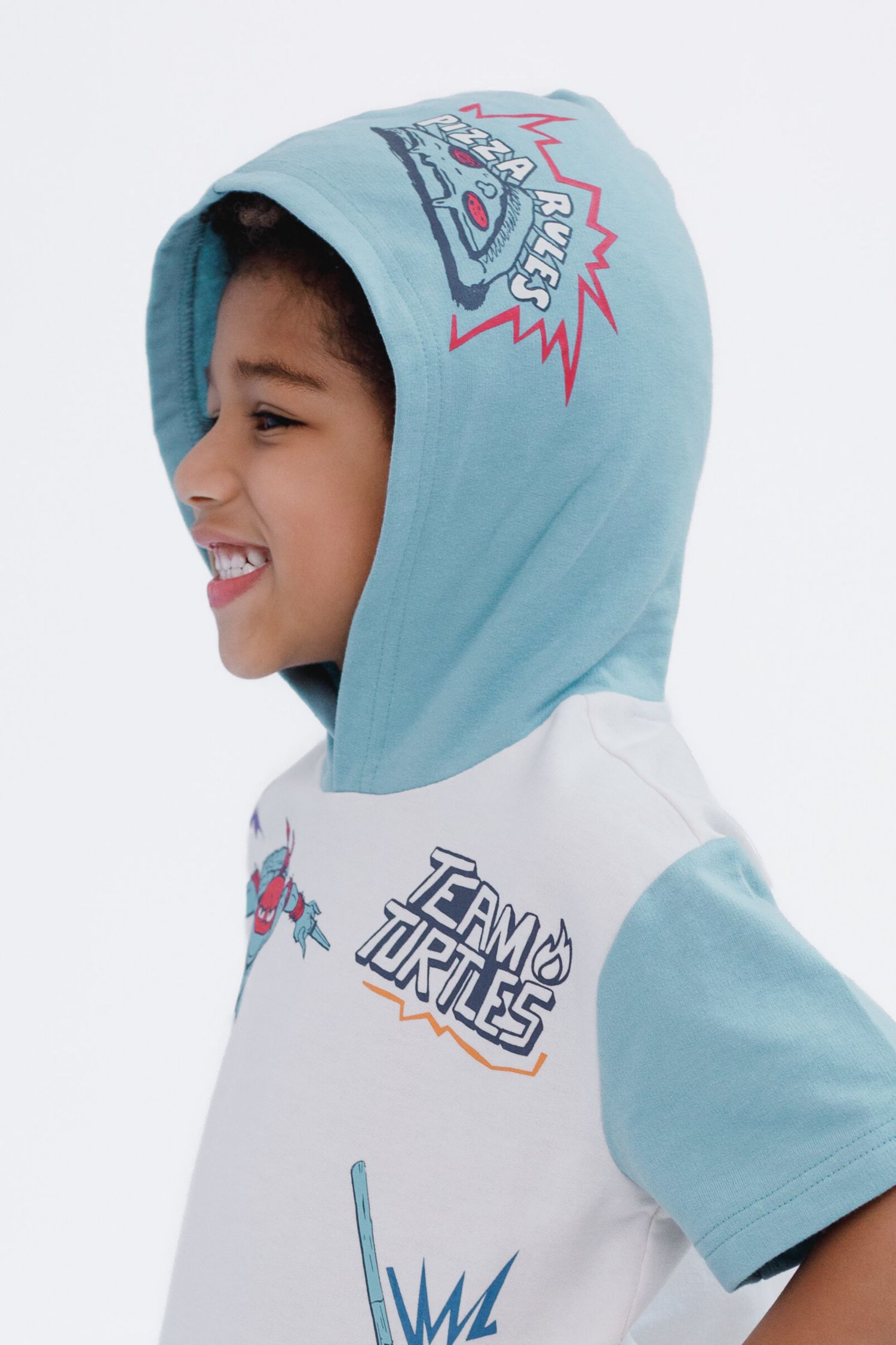 Little Boys French Terry Pullover Hoodie and Shorts Outfit Set