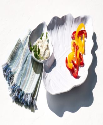 Coastal Leaf Chip and Dip Platter