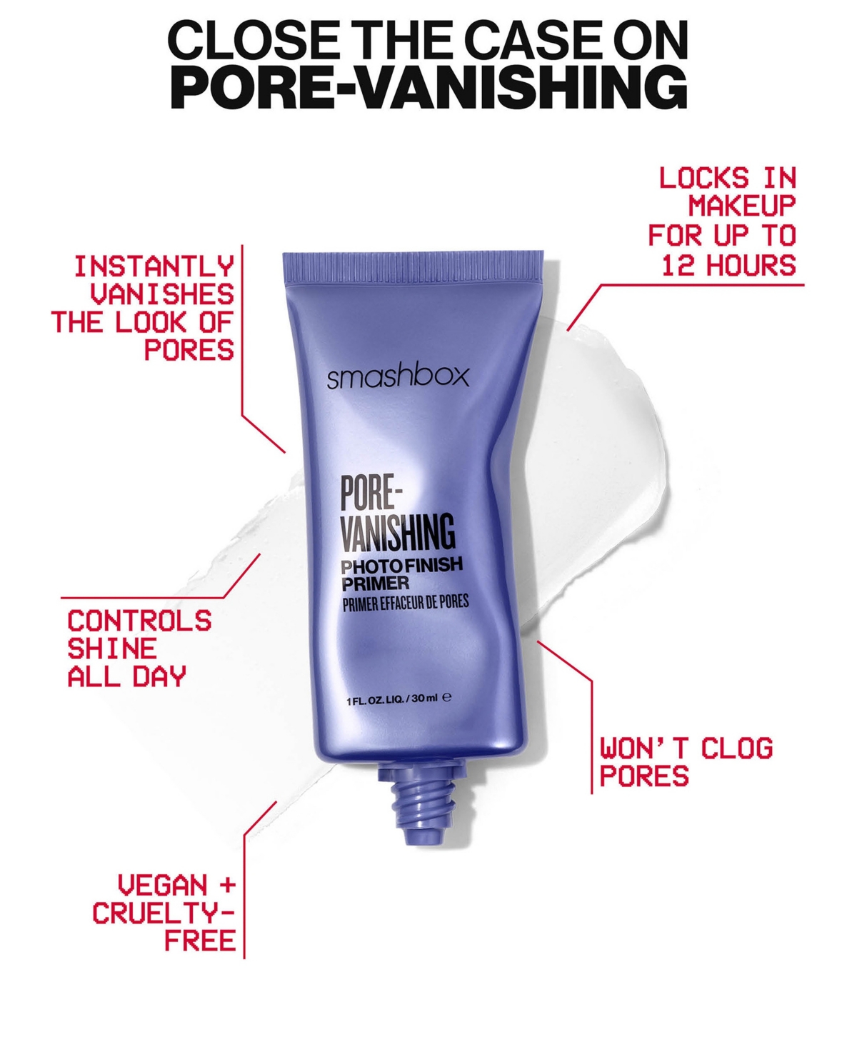 Smashbox Photo-finish Pore-vanishing Primer, 10 ml In N,a