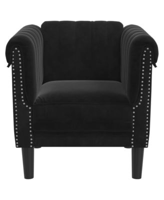 Sofa Chair Black Velvet