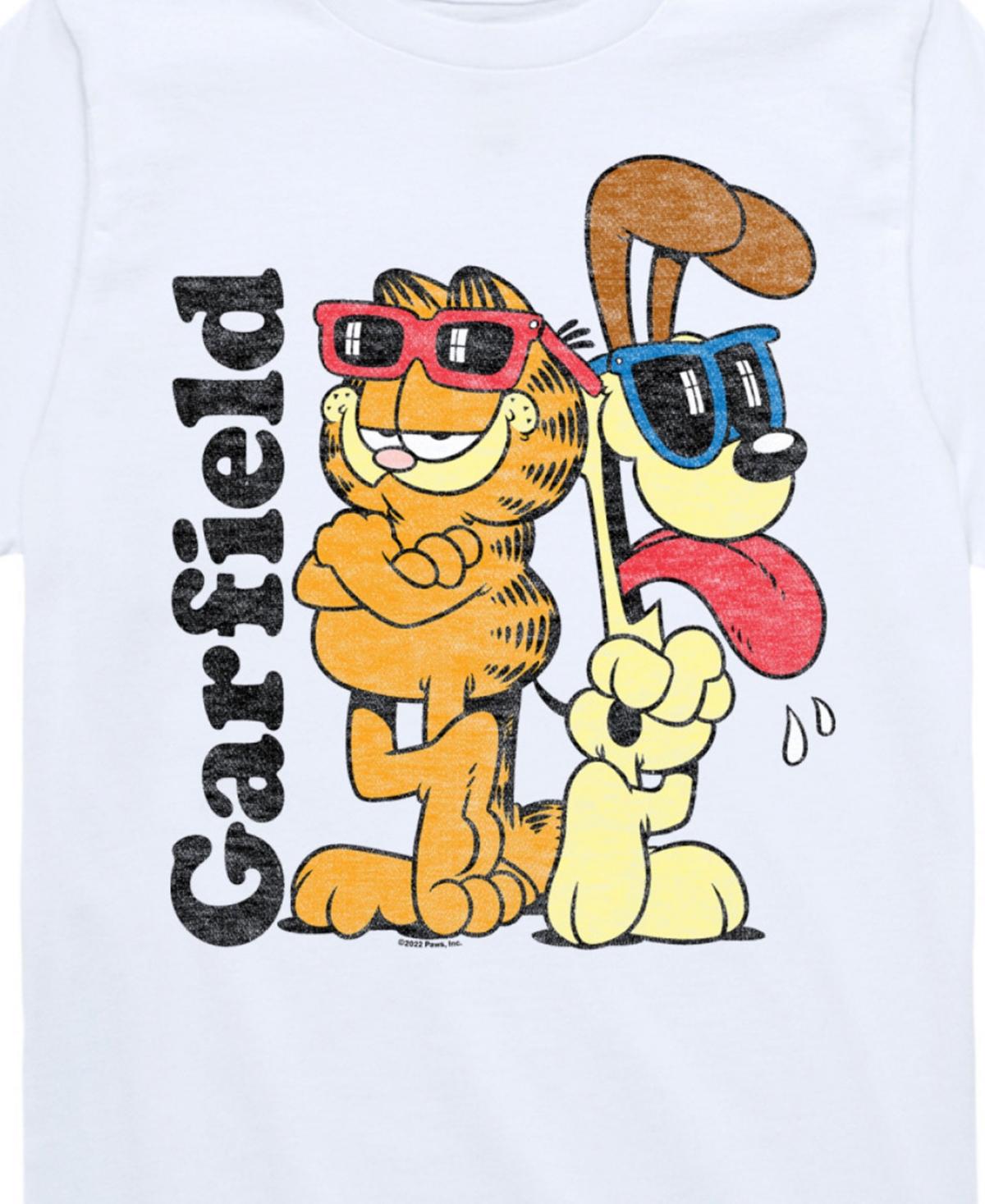 Hybrid Toddler Boys Garfield Cool Graphic T-shirt In White