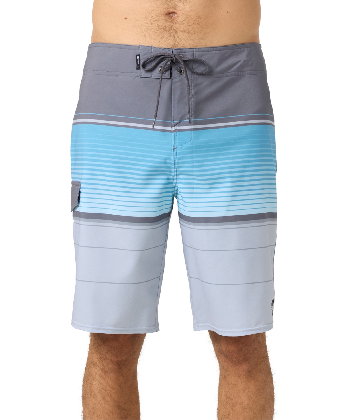 Men's Lennox Stripe Shorts - Gray