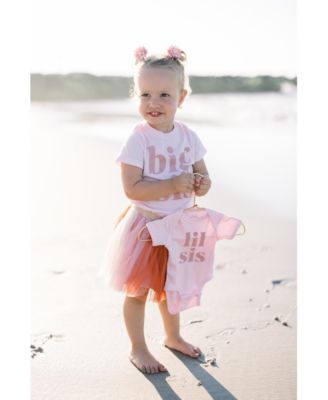 Baby Girls Lil Sis Short Sleeve Bodysuit