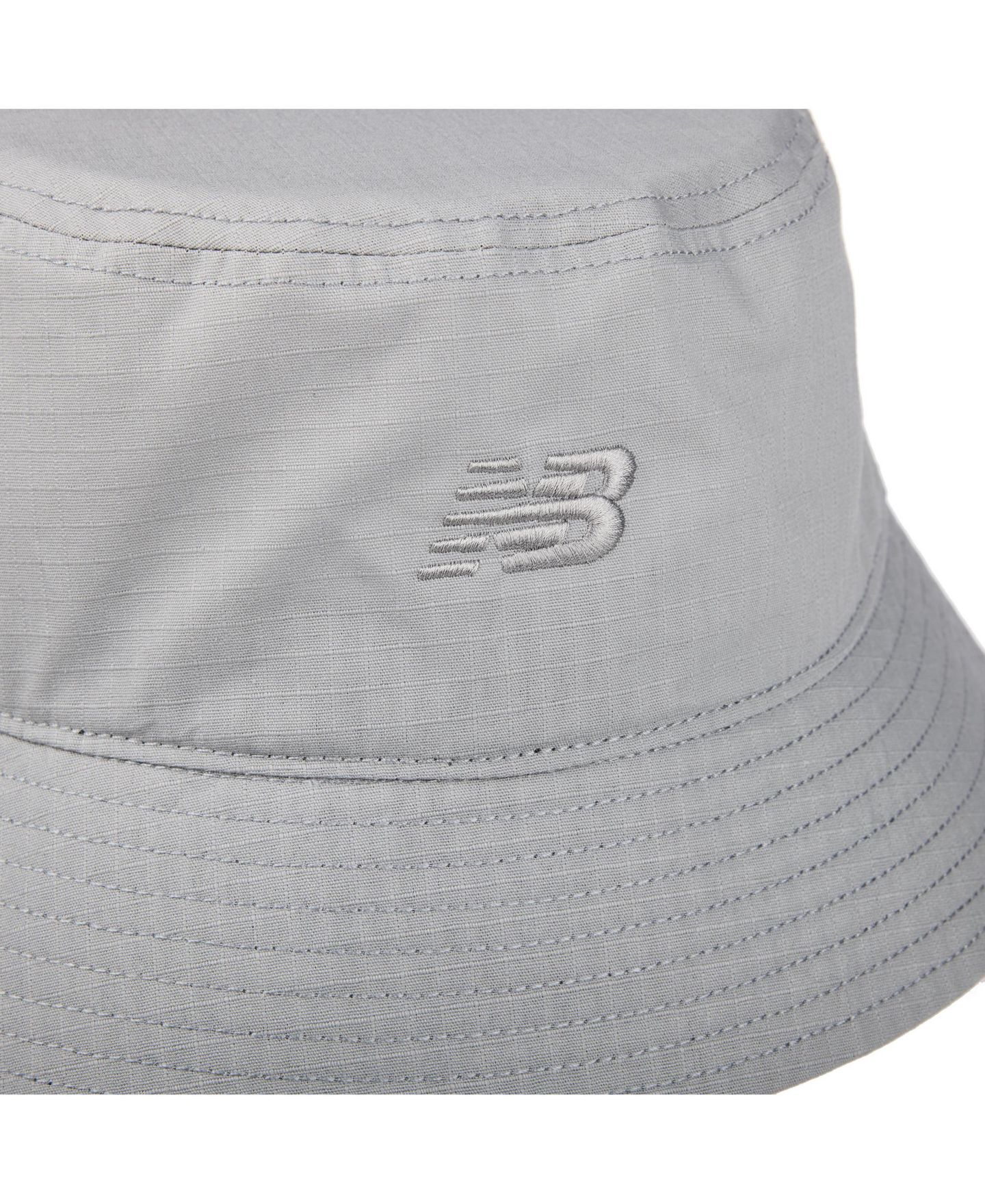 Мужская панама New Balance Flying Logo Slate Bucket Hat Size L/XL, цвет: Сланцевый — фото 5