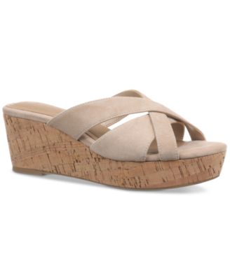 Giani Bernini - Women's Juliaa Slip-On Wedge Sandals