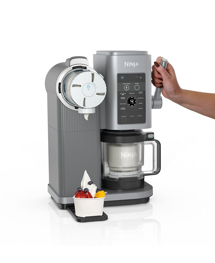Ninja Swirl by CREAMi Ice Cream and Soft Serve Maker - Silver - ❗MAY HAVE MISSING PIECES/NEEDS CLEANING❗