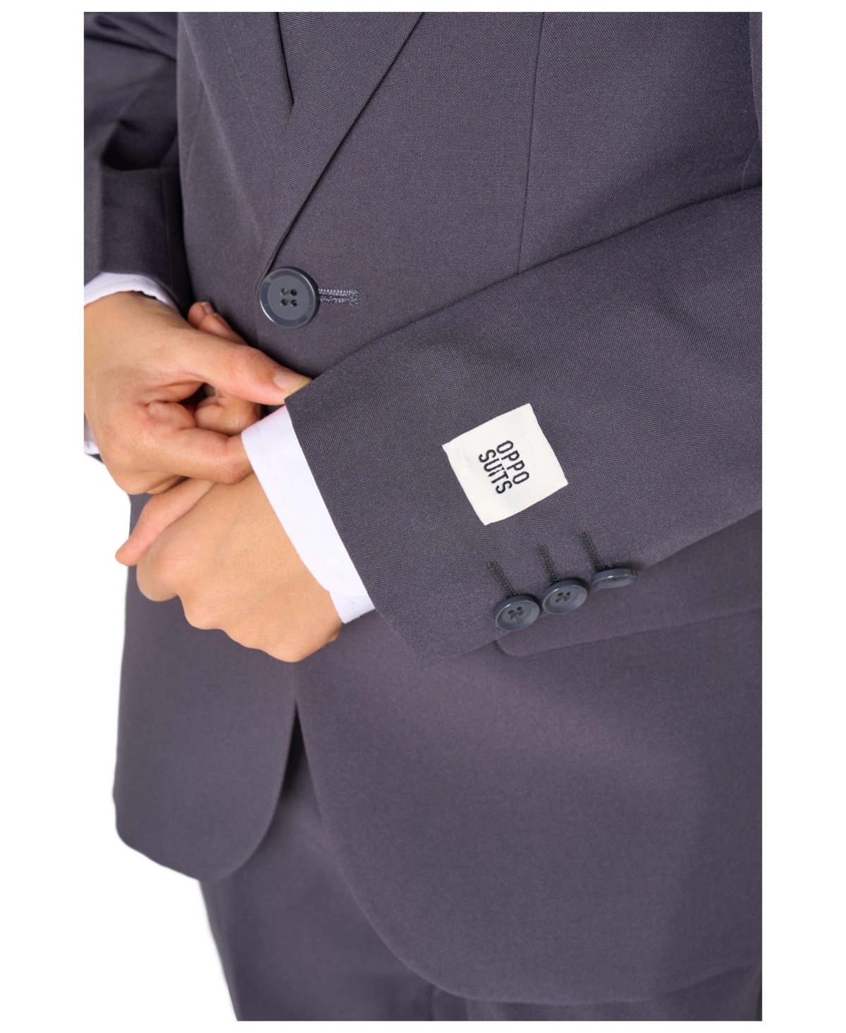 Opposuits Little And Big Boys Crafted Attire Suit In Gray