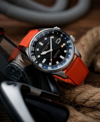 Men's Bradner GMT Automatic Solid Stainless Steel Bracelet Watch, 42mm