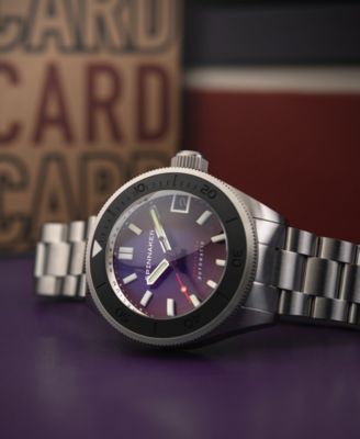 Men's Piccard Automatic Solid Stainless Steel Bracelet Watch, 45mm