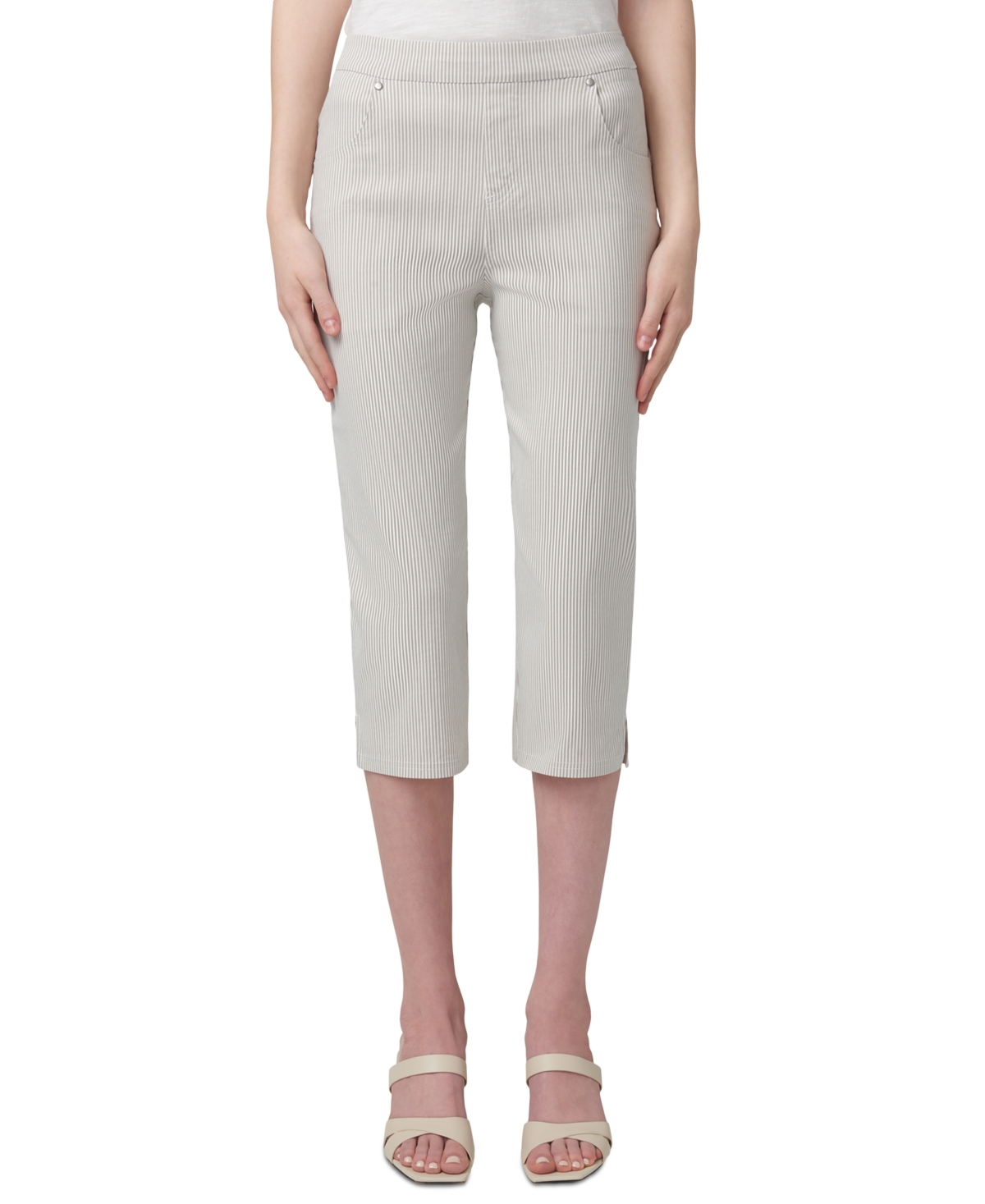 Hue Women's Spring Stripe Pedal Pusher Pants