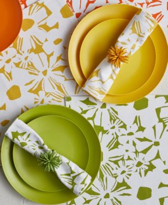 Blooms Bright Set of 4 Napkins, 8.25" x 8.25"