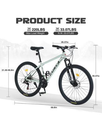 Streamdale 27.5 Inch Wheels 21 Speed Mountain Bike, for Men Women Boys and Girls, Front Suspension,Aluminum Alloy Frame
