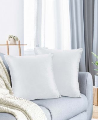 Elegant Velvet Removeable Cover 2-Pack Decorative Pillows, 22" x 22"