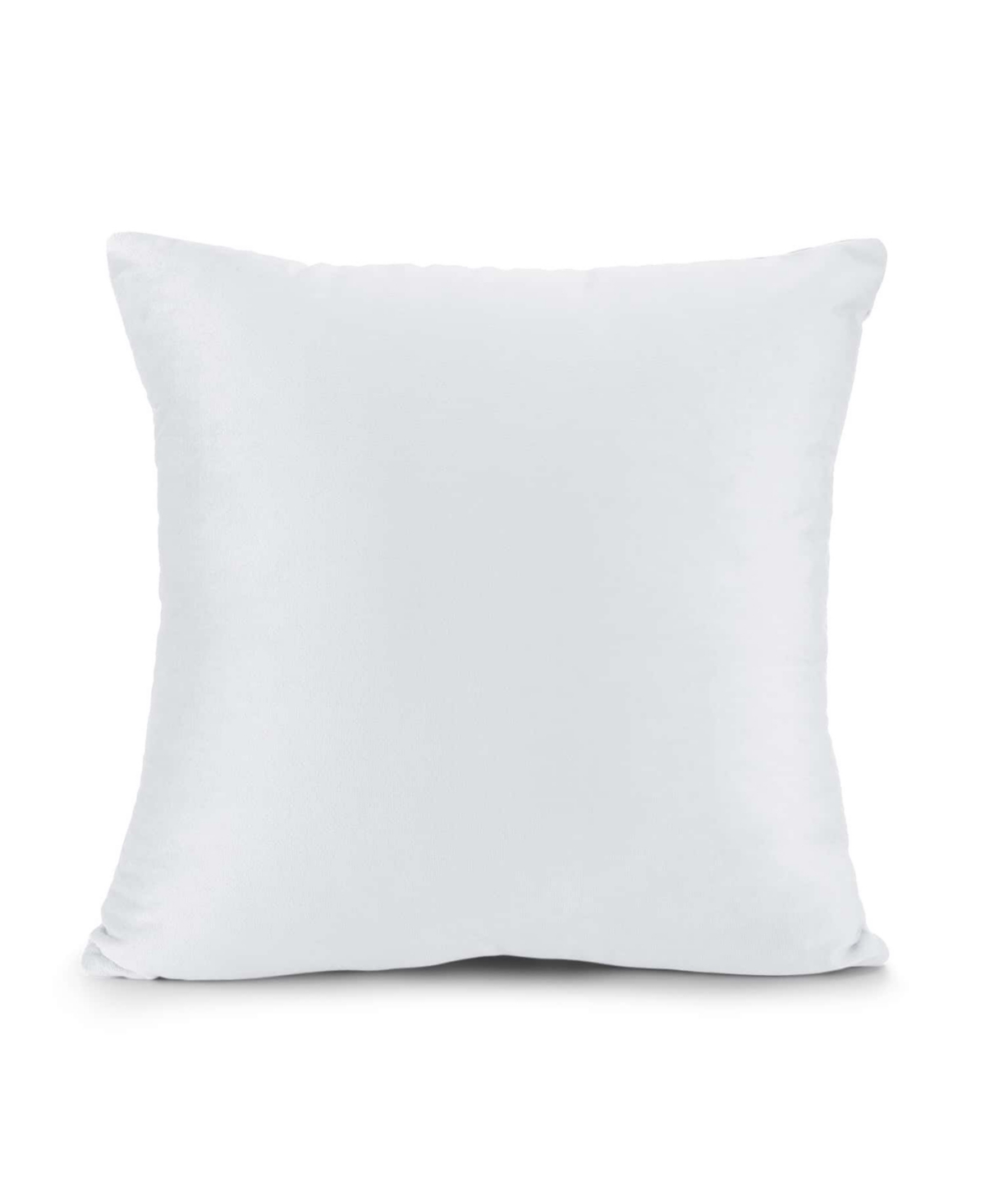 Nestl Elegant 2-pack Velvet Decorative Throw Pillows With Removeable Covers, 26" X 26" In White