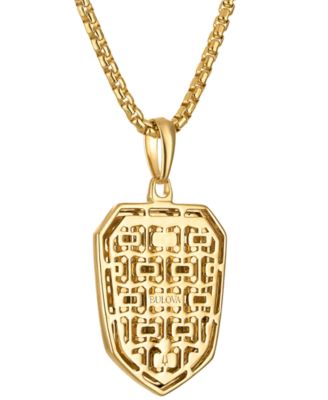 Men's Our Lady of Guadalupe Two-Tone Sterling Silver Pendant Necklace, 24" + 2" extender