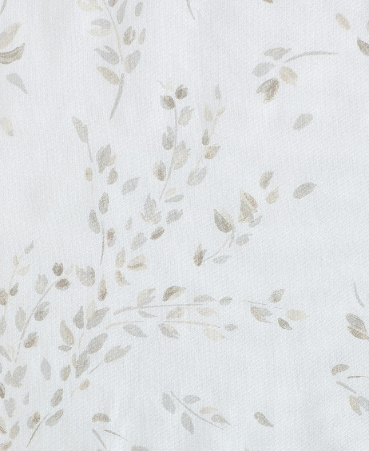 Calvin Klein Printed 300-thread Count Cotton Sateen 4-pc. Sheet Set, Queen In Airy Botanical Beige