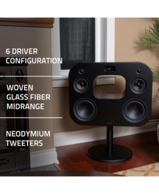 Fi70W Three-Way Wireless High Fidelity Music System with Powerful Amplifier & Dual 8” Subwoofers (Lucky Bamboo)