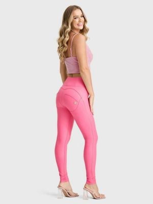 Women's Faux Leather High-Rise Sculpting Skinny Pants