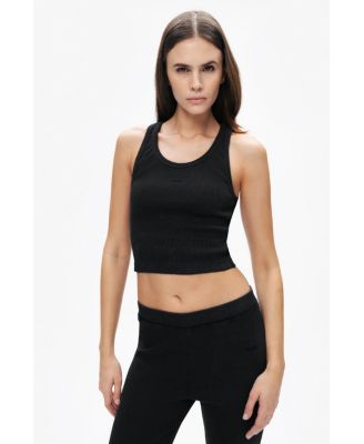 Women's Ribbed Flared Pants