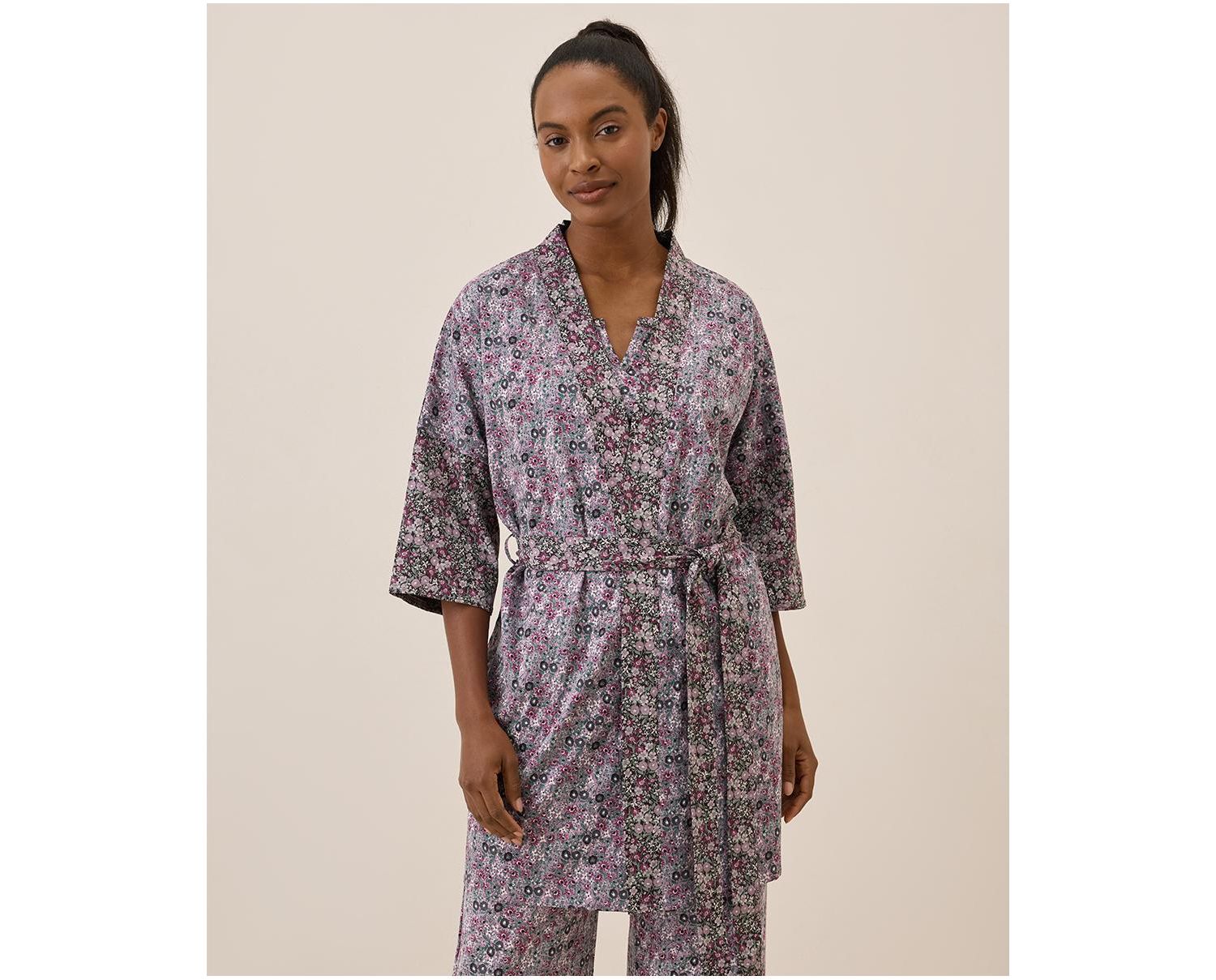 Women's Organic Cotton Staycation Short Robe