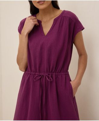 売れ筋商品|||パクト カットソー トップス レディース Women's Organic Cotton Coastal Double Gauze Square Neck Cami Sangria Pact Organic Cotton Coastal Double Gauze Square Neck Cami in