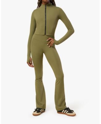 Women's Cropped Active Zip-up Jacket