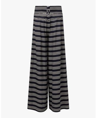 Women's Button Front Palazzo Pant