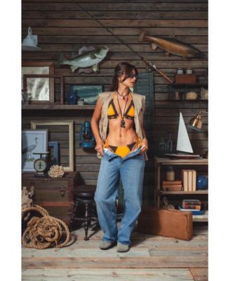 Women's Crochet Combo Tie Bottom