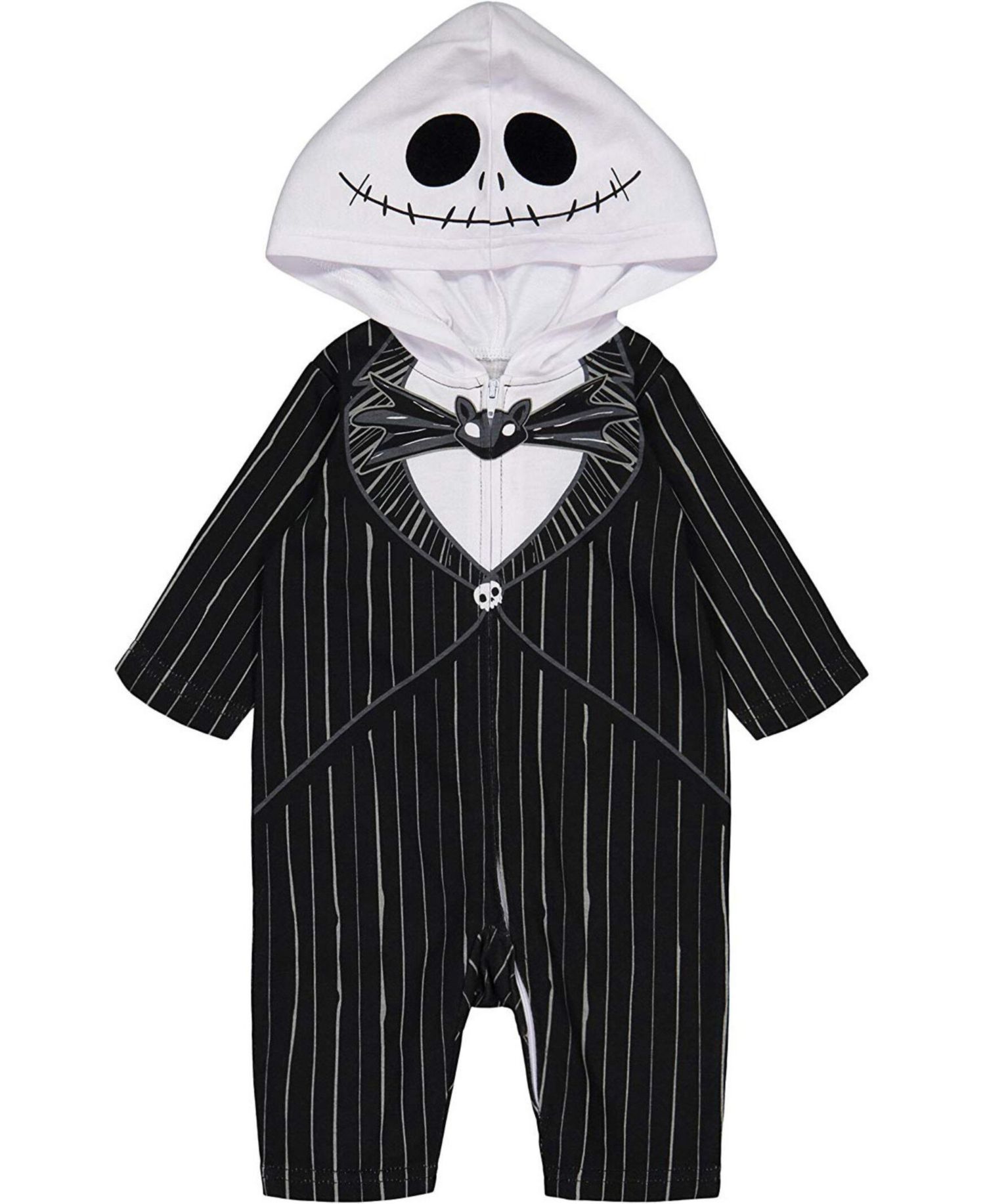 Baby Boys (0-24 Months) Jack Skellington Zip-Up Coverall