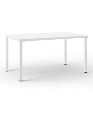 7-Piece Outdoor Patio Dining Table Set with Stackable Patio Chairs